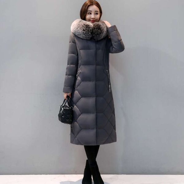 90% white duck down coat women winter e hooded long thicken outerwear slim big fox fur collar warm, Black
90% white duck down coat women winter e hooded long thicken outerwear slim big fox fur collar warm, Black