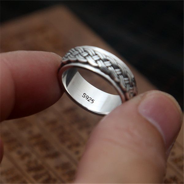 925 sterling silver braided band rings american european punk vintage style antique designer luxury jewelry accessories gifts
925 sterling silver braided band rings american european punk vintage style antique designer luxury jewelry accessories gifts