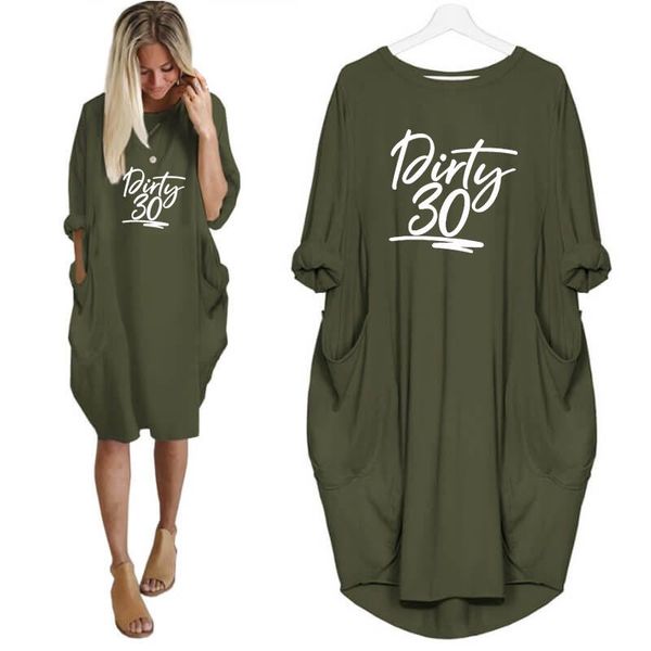 dirty thirty 30 graphic letter print slogan dress for female harajuku long sleeve vintage women femme summer birthday gift casual dresses, Black;gray
dirty thirty 30 graphic letter print slogan dress for female harajuku long sleeve vintage women femme summer birthday gift casual dresses, Black;gray