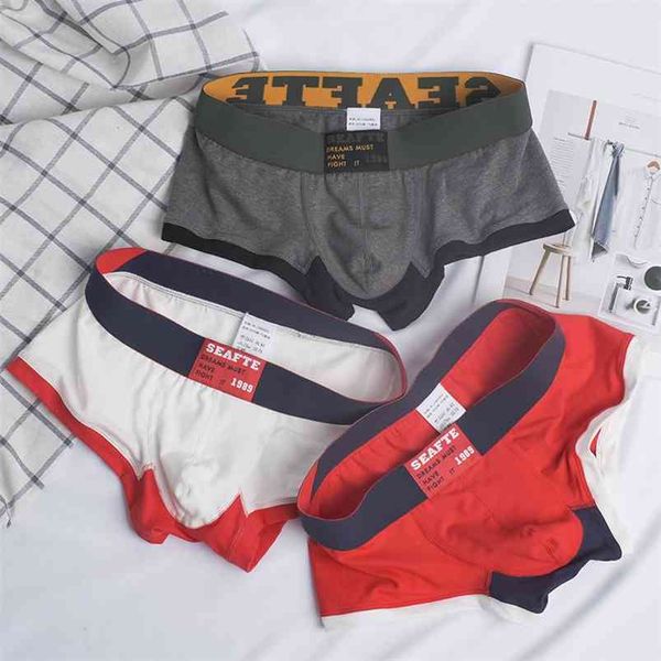 seafte cotton mens underwear boxer shorts fashion men boxers low waist comfortable breathable youth mens underpants 210730, Black;white
seafte cotton mens underwear boxer shorts fashion men boxers low waist comfortable breathable youth mens underpants 210730, Black;white