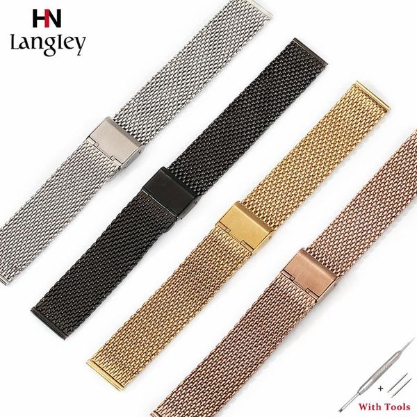 watch bands fashion rose golden watchband stainless steel milanese mesh straps wristwatch 18-24mm drop, Black;brown
watch bands fashion rose golden watchband stainless steel milanese mesh straps wristwatch 18-24mm drop, Black;brown
