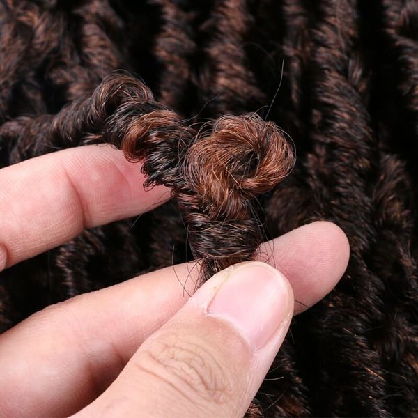 african butterlies dirty braided butterfly locs crochet hair extension butterfly curly dirty braid low temperature flame retardant yarn, Black;brown
african butterlies dirty braided butterfly locs crochet hair extension butterfly curly dirty braid low temperature flame retardant yarn, Black;brown