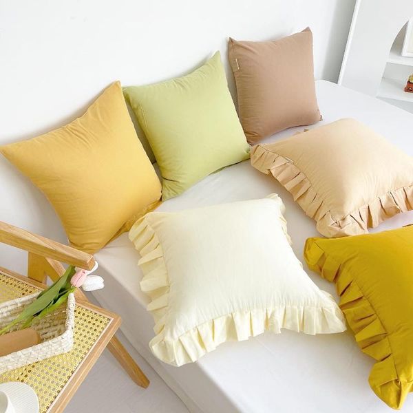 cushion/decorative pillow gentle color solid cotton cushion cover throw case deocative frill lace
cushion/decorative pillow gentle color solid cotton cushion cover throw case deocative frill lace