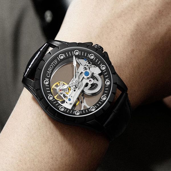 wristwatches automatic mechanical men's watch luxury fashion transparent design stainless steel case belt clock relogio masculino, Slivery;brown
wristwatches automatic mechanical men's watch luxury fashion transparent design stainless steel case belt clock relogio masculino, Slivery;brown