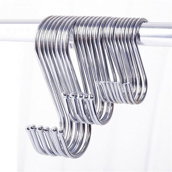 10Pcs Stainless Steel S-Shape Hook Kitchen Bedroom Multi-Function Rails S Clasp Holder Hooks Hanging Household Storage Tool
10Pcs Stainless Steel S-Shape Hook Kitchen Bedroom Multi-Function Rails S Clasp Holder Hooks Hanging Household Storage Tool