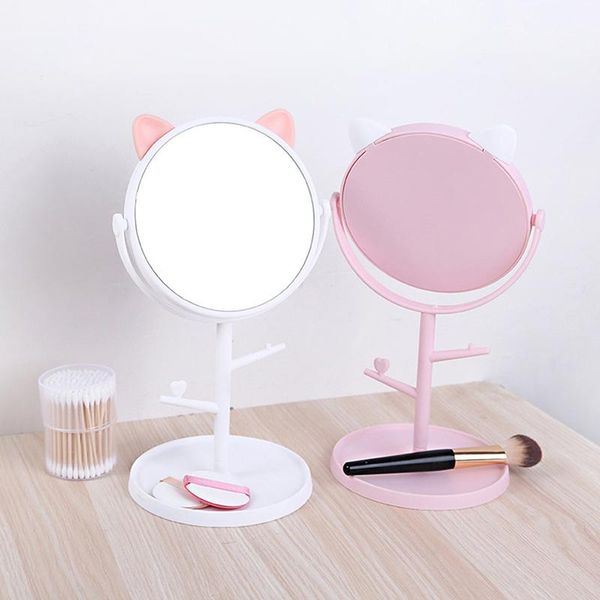 mirrors adjustable makeup mirror multifunctional cat ear dressing table princess dormitory desksmall round decoration
mirrors adjustable makeup mirror multifunctional cat ear dressing table princess dormitory desksmall round decoration