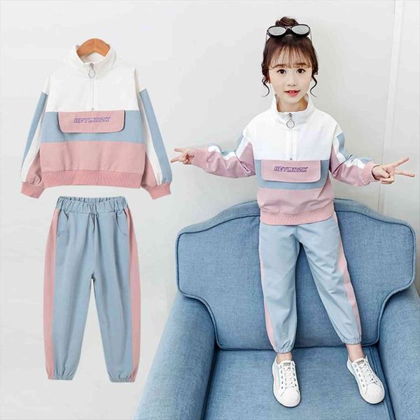 fashion big girls windproof sports semi high collar letter zipper clothing set teen spring winter tracksuit kids sportswear, White
fashion big girls windproof sports semi high collar letter zipper clothing set teen spring winter tracksuit kids sportswear, White
