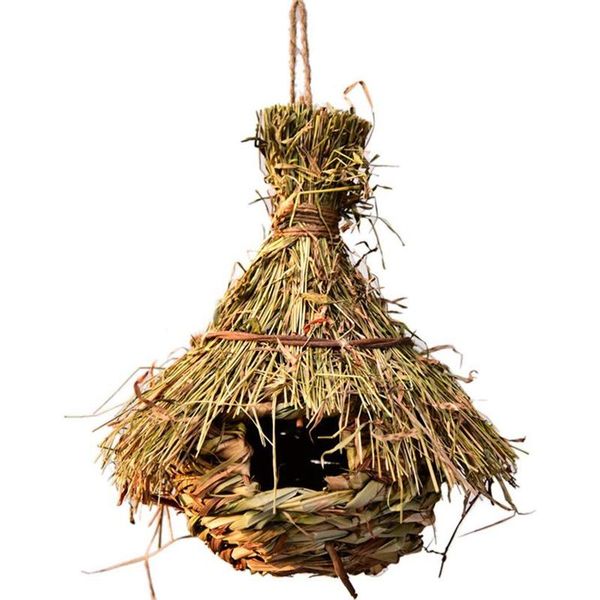 natural grass bird nest house cage home yard decoration small egg container breeding cages
natural grass bird nest house cage home yard decoration small egg container breeding cages