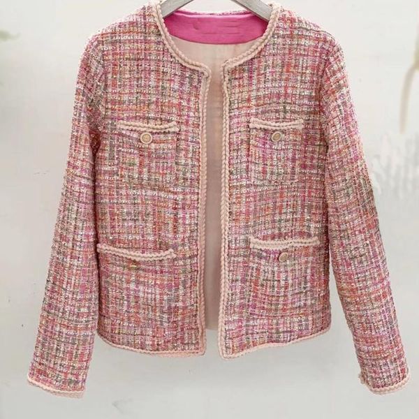 women's jackets hamaliel plus size women pink tweed jacket coat runway autumn winter long sleeve open stitch weave female fashion outer, Black;brown
women's jackets hamaliel plus size women pink tweed jacket coat runway autumn winter long sleeve open stitch weave female fashion outer, Black;brown