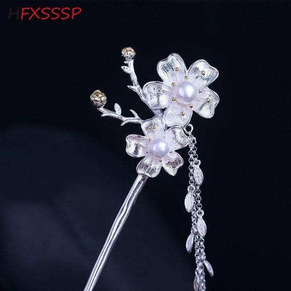 hair clips & barrettes hfxsssp s925 silver beauty pearl cherry blossom hairpin female classical hanfu haircut headband leaves fringe accesso, Golden;silver
hair clips & barrettes hfxsssp s925 silver beauty pearl cherry blossom hairpin female classical hanfu haircut headband leaves fringe accesso, Golden;silver