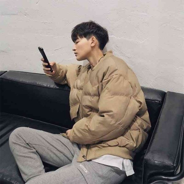2021 winter men's warm fashion casual baseball collar short coat men parka streetwear loose cotton padded jacket mens clothes dd9m, Black
2021 winter men's warm fashion casual baseball collar short coat men parka streetwear loose cotton padded jacket mens clothes dd9m, Black