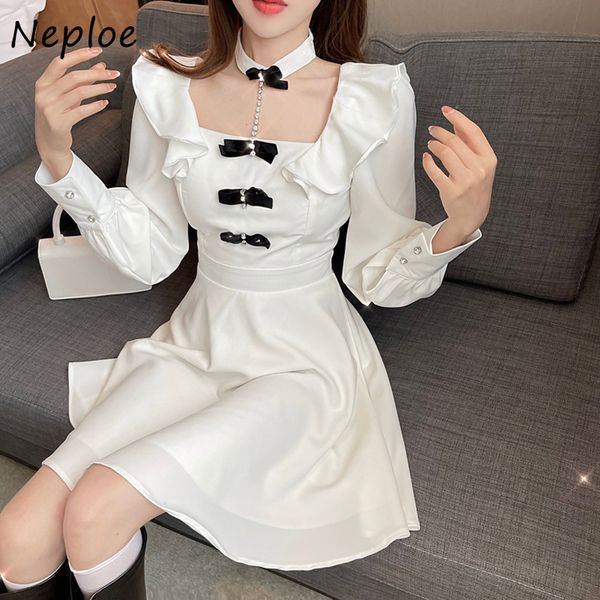 neploe square collar clavicle exposed dress women high waist hip a line knee length vestidos temperament spring robe 210423, Black;gray
neploe square collar clavicle exposed dress women high waist hip a line knee length vestidos temperament spring robe 210423, Black;gray