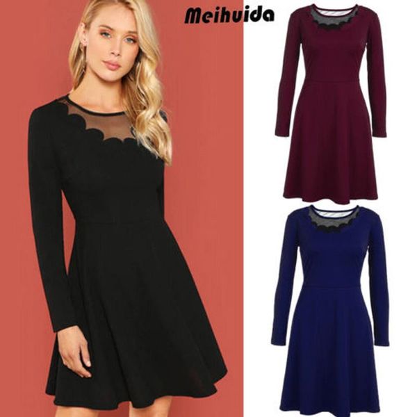 casual dresses 2021 brand fashion women summer dress lace long sleeve party solid cocktail short mini, Black;gray
casual dresses 2021 brand fashion women summer dress lace long sleeve party solid cocktail short mini, Black;gray