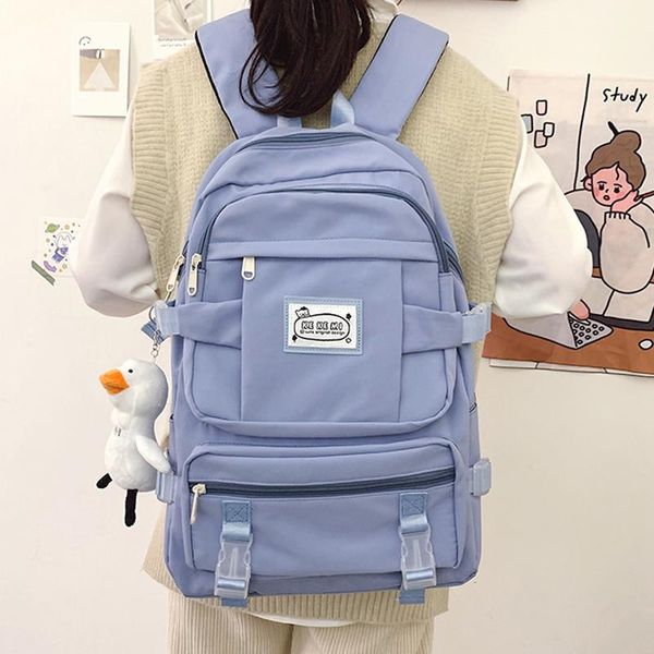 enopella fashion women backpack kawaii female multiple pockets for teenager nylon waterproof black cute travel girl mochila
enopella fashion women backpack kawaii female multiple pockets for teenager nylon waterproof black cute travel girl mochila