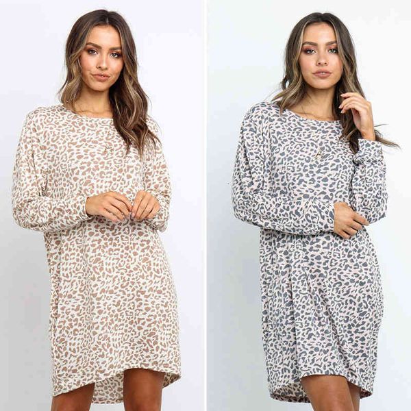 casual dresses women leopard print o neck long sleeves shirt summer beach loose rcvz, Black;gray
casual dresses women leopard print o neck long sleeves shirt summer beach loose rcvz, Black;gray