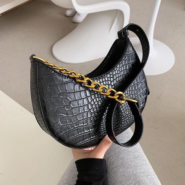 crocodile pattern luxury chain women's shoulder bags 2021 spring trend design handbags and purse female pu leather crossbody bag totes
crocodile pattern luxury chain women's shoulder bags 2021 spring trend design handbags and purse female pu leather crossbody bag totes