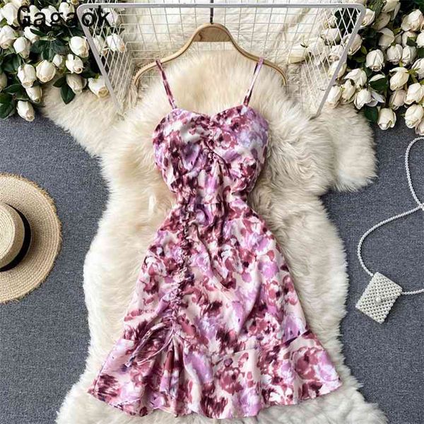 party dress women summer v-neck spaghetti strap ruffles club mini dreees korean chic fashion wild vestidos 210531, Black;gray
party dress women summer v-neck spaghetti strap ruffles club mini dreees korean chic fashion wild vestidos 210531, Black;gray