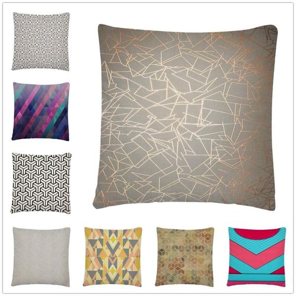 cushion/decorative pillow geometric simple stripe pattern linen cushion cover case for home sofa car decor pillowcase 45x45cm
cushion/decorative pillow geometric simple stripe pattern linen cushion cover case for home sofa car decor pillowcase 45x45cm