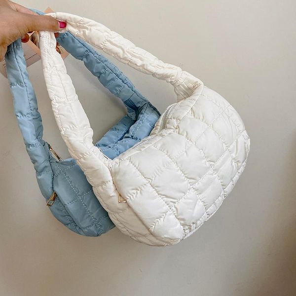 totes small down fabric baguette bag for women 2021 lattice designer luxury fashion armpit shoulder purses and handbags
totes small down fabric baguette bag for women 2021 lattice designer luxury fashion armpit shoulder purses and handbags