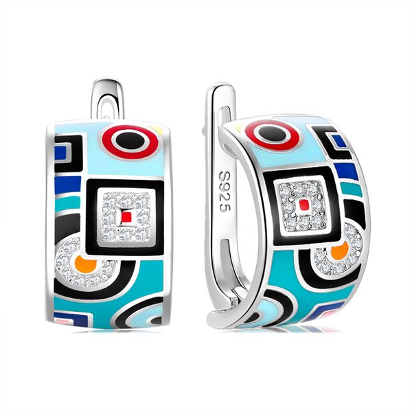 ogulee new arrival 925 silver stud earrings round shape blue-green enamel classic pattern cz earrings for women fine jewelry, Golden;silver
ogulee new arrival 925 silver stud earrings round shape blue-green enamel classic pattern cz earrings for women fine jewelry, Golden;silver
