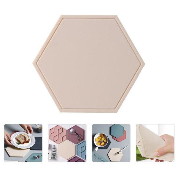 mats & pads 1pc anti-scalding silicone pad heat insulation thickened hexagonal placemat
mats & pads 1pc anti-scalding silicone pad heat insulation thickened hexagonal placemat