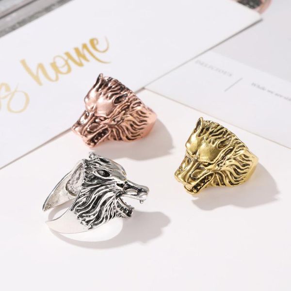 domineering punk men's wolf cool biker rings 3-color animal ring accessories fashion party nightclub jewelry cluster, Golden;silver
domineering punk men's wolf cool biker rings 3-color animal ring accessories fashion party nightclub jewelry cluster, Golden;silver