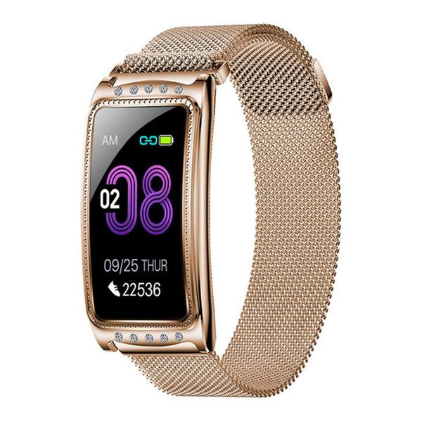 female bracelet 1.08 color screen heart rate step physiological cycle ip68 waterproof smart watch wristbands
female bracelet 1.08 color screen heart rate step physiological cycle ip68 waterproof smart watch wristbands