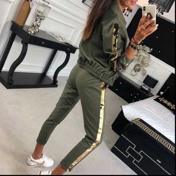 2 piece set suit womens tracksuits casual tracksuit pullover trousers pink sports pants clothes full breathable fall, Gray
2 piece set suit womens tracksuits casual tracksuit pullover trousers pink sports pants clothes full breathable fall, Gray