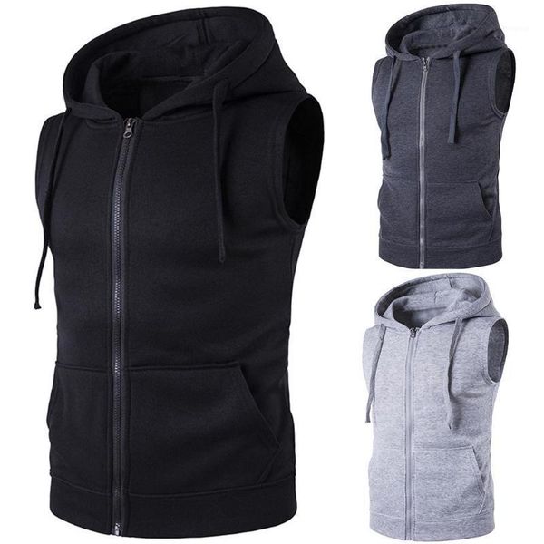 men's vests men fashion solid color vest jacket zipper pockets waistcoat sleeveless hoodies, Black;white
men's vests men fashion solid color vest jacket zipper pockets waistcoat sleeveless hoodies, Black;white