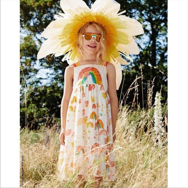 girls rainbow print summer toddler girl dresses fashion stylish clothes baby sleeveless flower pattern sling dress 1624, Red;yellow
girls rainbow print summer toddler girl dresses fashion stylish clothes baby sleeveless flower pattern sling dress 1624, Red;yellow