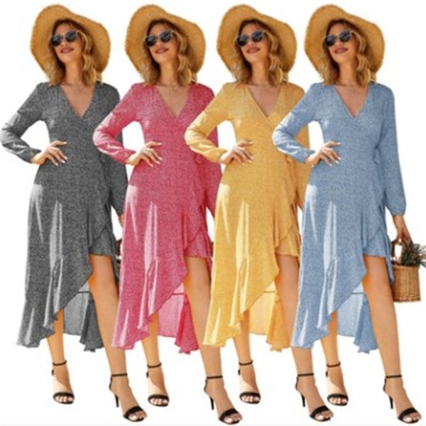 casual dresses spring women dress fashion print v-neck female boho beach summer long sleeved bandage irregular sundress vestidos qnnx, Black;gray
casual dresses spring women dress fashion print v-neck female boho beach summer long sleeved bandage irregular sundress vestidos qnnx, Black;gray