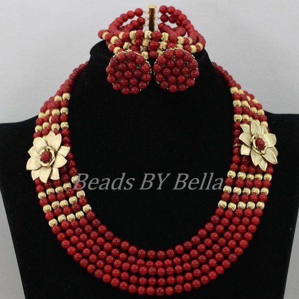 earrings & necklace splendid nigerian wedding red coral beads bridal jewelry sets fashion african costume set abk033, Silver
earrings & necklace splendid nigerian wedding red coral beads bridal jewelry sets fashion african costume set abk033, Silver