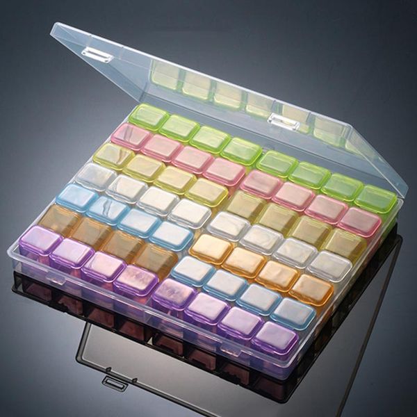 diamond painting tool 56/28 cells plastic storage box stickers funnel kits for embroidery accessories bead case
diamond painting tool 56/28 cells plastic storage box stickers funnel kits for embroidery accessories bead case
