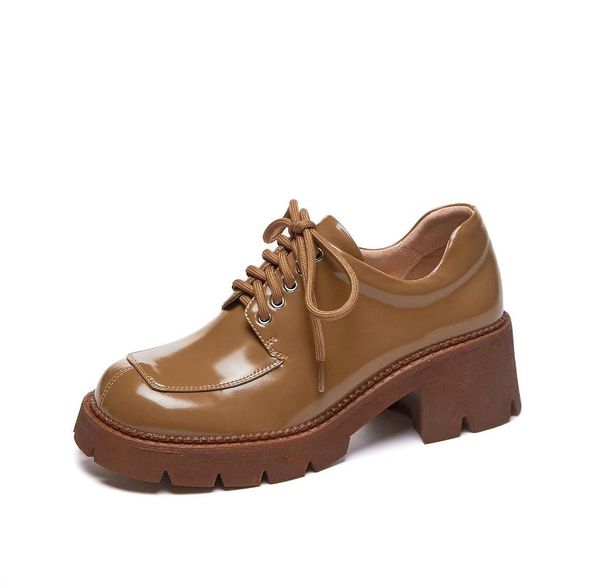 dress shoes 2021 for women square heel female footwear genuine leather waterproof breathable lace-up fashion zapatos de mujer, Black
dress shoes 2021 for women square heel female footwear genuine leather waterproof breathable lace-up fashion zapatos de mujer, Black