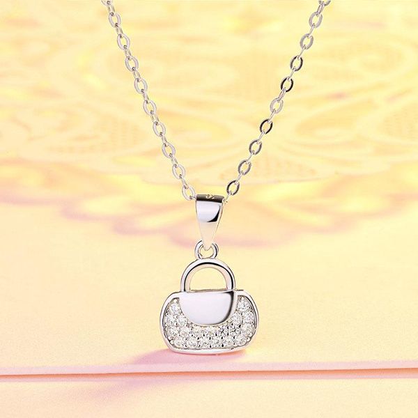 chains micro-inlaid zircon design sense s925 sterling silver personality fashion small handbag pendant chain decoration student girl
chains micro-inlaid zircon design sense s925 sterling silver personality fashion small handbag pendant chain decoration student girl