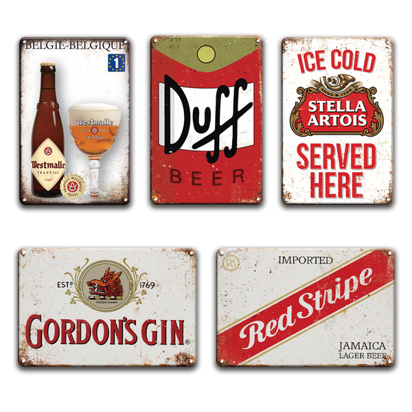 guinness duff beer metal poster signs vintage jack whiskey metal sign for kitchen pub bar plate sign restaurant home wall decor
guinness duff beer metal poster signs vintage jack whiskey metal sign for kitchen pub bar plate sign restaurant home wall decor