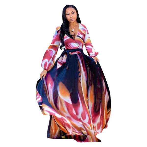 casual dresses spring autumn women dress 2021 long sleeve v-neck tunic floral print fashion vintage maxi vestidos, Black;gray
casual dresses spring autumn women dress 2021 long sleeve v-neck tunic floral print fashion vintage maxi vestidos, Black;gray