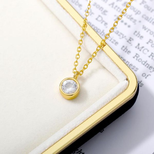 colors simple round choker necklace for women surround white cz dainty jewery accessories wedding gift valentine's day pendant necklace, Silver
colors simple round choker necklace for women surround white cz dainty jewery accessories wedding gift valentine's day pendant necklace, Silver
