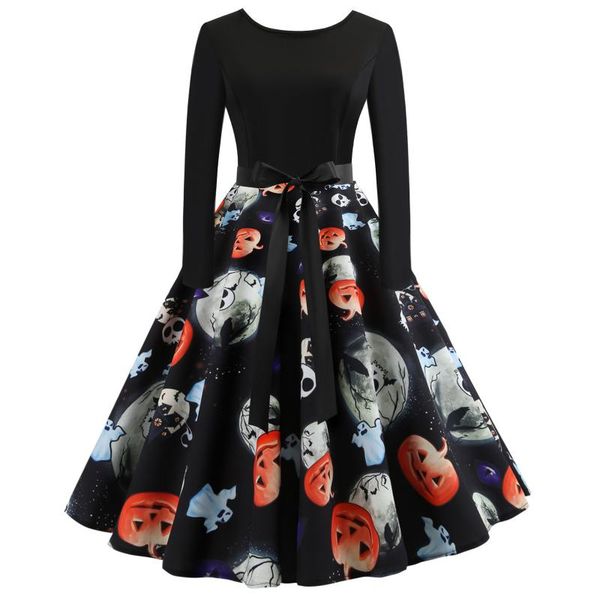 casual dresses 2021 vintage long sleeve for women halloween 1950s housewife evening party dress costumes cloth vestidos, Black;gray
casual dresses 2021 vintage long sleeve for women halloween 1950s housewife evening party dress costumes cloth vestidos, Black;gray