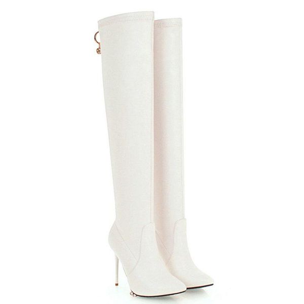 boots autumn lady shoes super high heel simple fashion over the knee stiletto pointed toe knight winter women's, Black
boots autumn lady shoes super high heel simple fashion over the knee stiletto pointed toe knight winter women's, Black