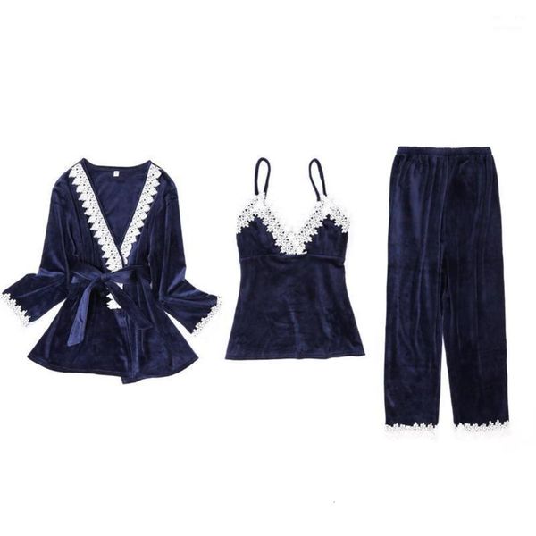 women's 3pcs/lot women pajamas sets velvet robe set nightgown sleepwear nightdress slings+trousers autumn winter warm homewear #f1 a0dd, Black;red
women's 3pcs/lot women pajamas sets velvet robe set nightgown sleepwear nightdress slings+trousers autumn winter warm homewear #f1 a0dd, Black;red