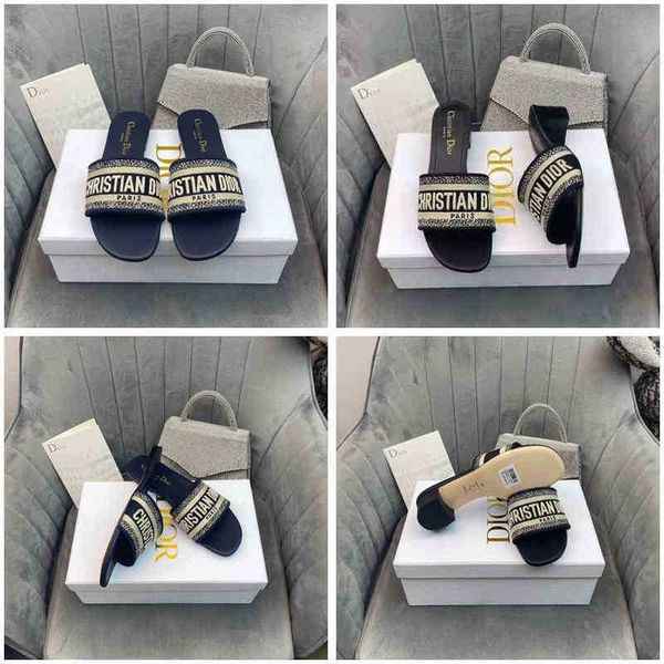 slippers sandals d family 2021 new slippers spring and summer thick heel letter embroidery flip flop fashion versatile flat sandals half wom, Black
slippers sandals d family 2021 new slippers spring and summer thick heel letter embroidery flip flop fashion versatile flat sandals half wom, Black