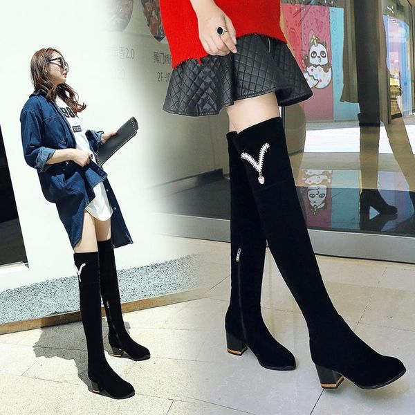 boots fashion black over the knee women stretch fabric thigh high winter shoes long 2021thick sole botas mujer
boots fashion black over the knee women stretch fabric thigh high winter shoes long 2021thick sole botas mujer