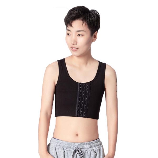 women's shapers strengthen bandage chest binder tomboy trans ftm lesbian les vest flat breast shaper corset breathable undershirt tank, Black;white
women's shapers strengthen bandage chest binder tomboy trans ftm lesbian les vest flat breast shaper corset breathable undershirt tank, Black;white