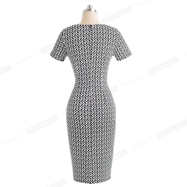 nice-forever women vintage wear to work elegant vestidos business party bodycon sheath office ruffle female dress b452, Black;gray
nice-forever women vintage wear to work elegant vestidos business party bodycon sheath office ruffle female dress b452, Black;gray