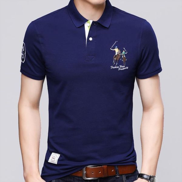 shirts business brands 3d embroidery mens polos turn down collar shirt 9099, White;black
shirts business brands 3d embroidery mens polos turn down collar shirt 9099, White;black