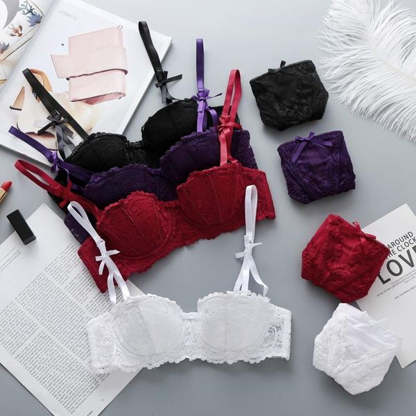 bras sets women briefs set lace fashion bra thin cotton underwear comfortable brassiere black red embroidery lingerie, Red;black
bras sets women briefs set lace fashion bra thin cotton underwear comfortable brassiere black red embroidery lingerie, Red;black