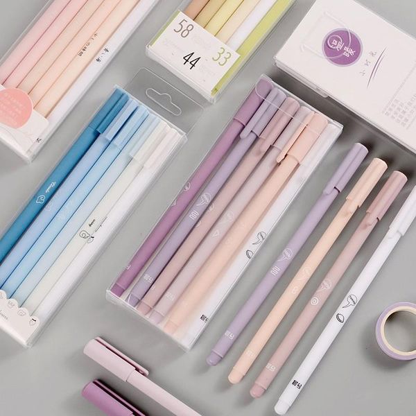 6pcs/set gradient pen holder 0.5mm gel black ink school office student writing stationery supplies pens
6pcs/set gradient pen holder 0.5mm gel black ink school office student writing stationery supplies pens