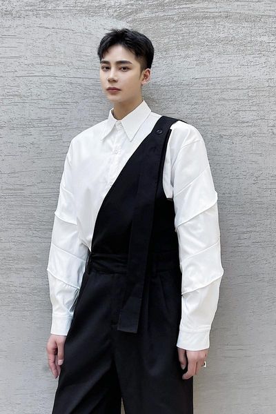 men's pants -6xl spring and autumn suspenders waistcoat can disassemble the double loose casual, Black
men's pants -6xl spring and autumn suspenders waistcoat can disassemble the double loose casual, Black