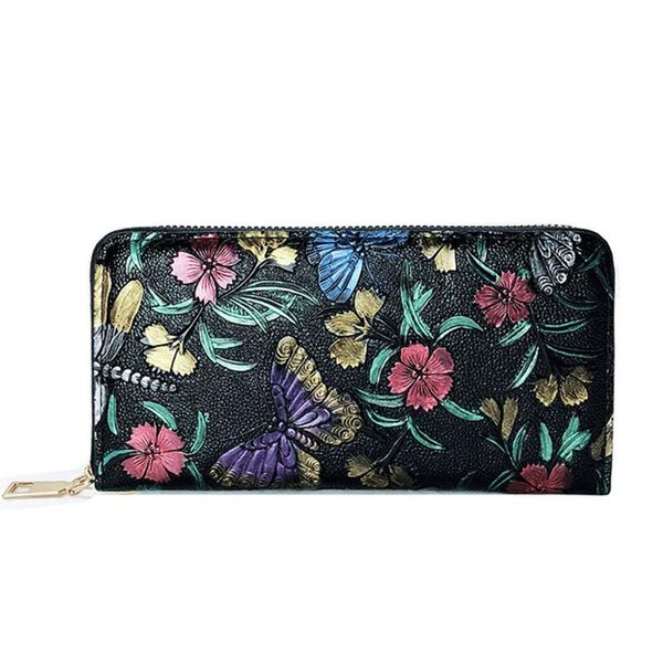 wallets women's wallet retro knurling rose flower pattern long leather female designer purse wristlet women phone bag sac femme, Red;black
wallets women's wallet retro knurling rose flower pattern long leather female designer purse wristlet women phone bag sac femme, Red;black